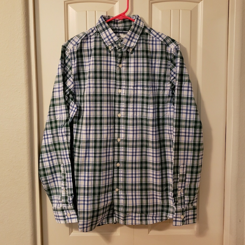 Old Navy Mens The Classic Shirt Regular Fit Plaid